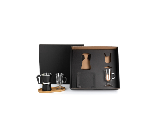 Kit para Café com Cafeteira Italiana 4 Pçs