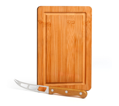 Kit Queijo em Bambu - 2 Pçs
