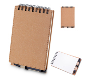   Mini Caderno de anotações com caneta