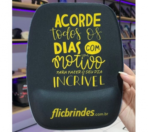 Mouse Pad ergonômico personalizado FBMP-0008 - Flic Brindes