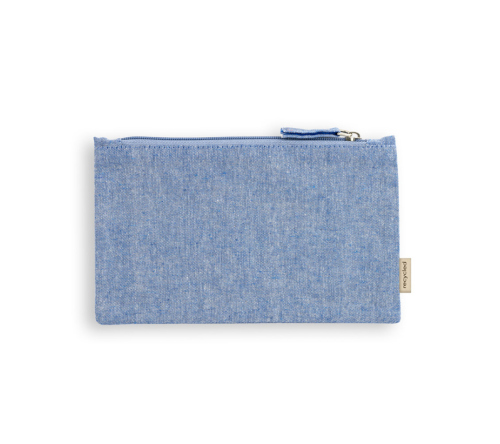 Necessaire 70% algodão reciclado e 30% poliéster reciclado (140 g/m²) 225 x 120 mm