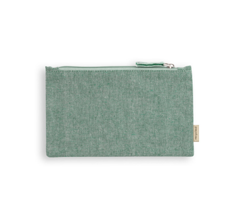 Necessaire 70% algodão reciclado e 30% poliéster reciclado (140 g/m²) 225 x 120 mm