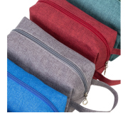   Necessaire em Nylon 12x,5 x 20 x 7,5 cm