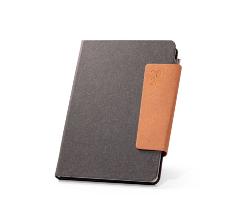 Agenda B5 em pele reciclada