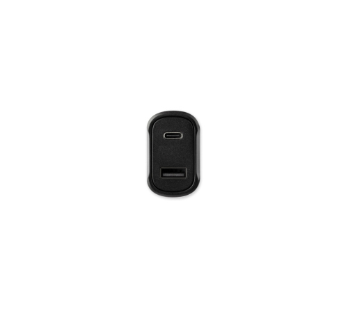 Adaptador de isqueiro com porta USB-A 18W e USB-C 20W em 100% rABS