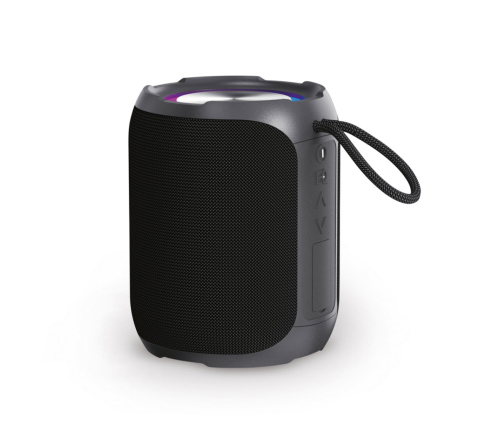 Caixa de som em plástico ABS 100% reciclado à prova de água com classificação IPX6 2'600 mAh