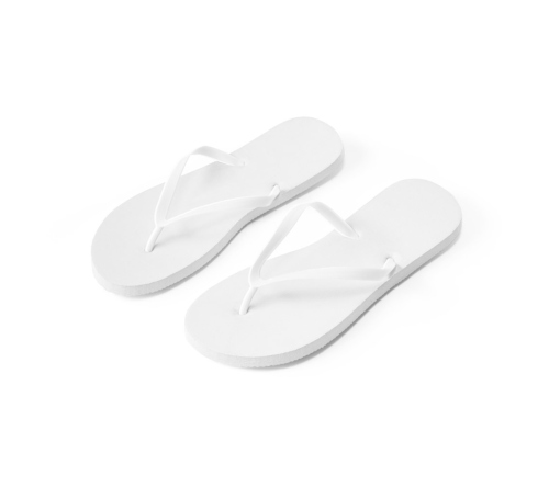 Chinelo personalizado com sola em EVA e tira em PVC