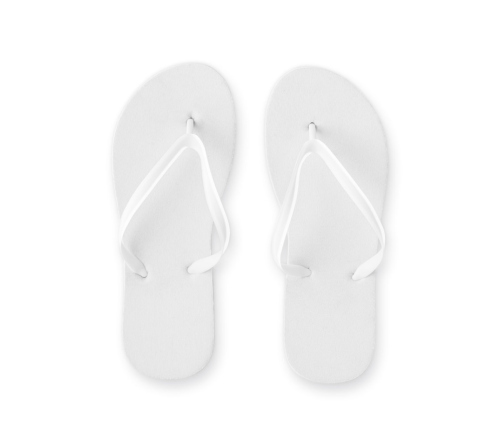 Chinelo personalizado com sola em EVA e tira em PVC