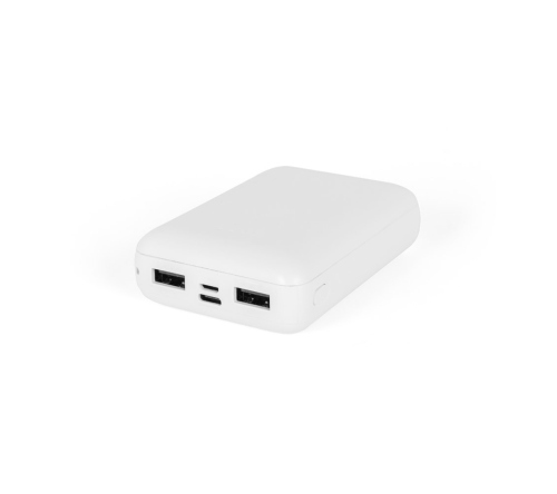 Bateria portáti em ABS 100% reciclado e capacidade de 10'000 mAh