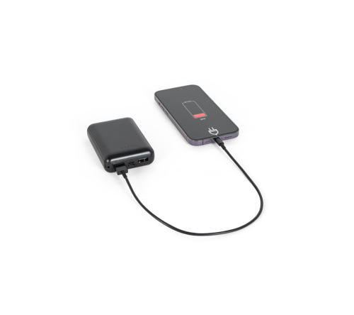 Bateria portáti em ABS 100% reciclado e capacidade de 10'000 mAh