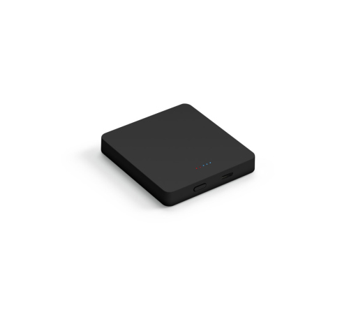 Bateria portátil em plástico ABS 100% reciclado com acabamento em mate 5'000 mAh