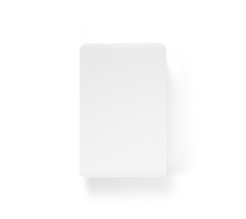 Bateria portátil em ABS 100% reciclado, com cabo integrado e capacidade de 10'000 mAh