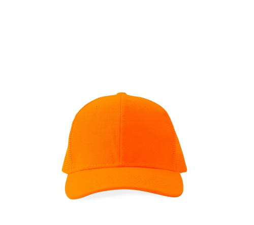 Boné personalizado modelo trucker - Poliéster Aba Curva com Tela