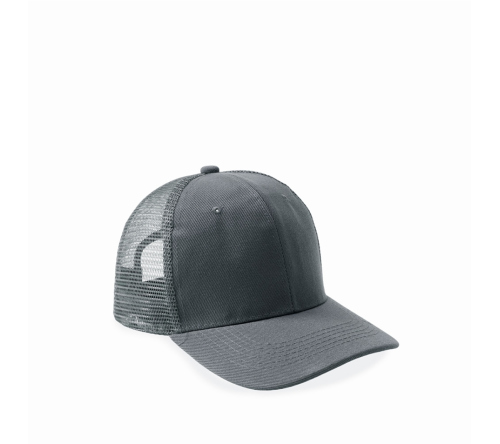 Boné personalizado modelo trucker - Poliéster Aba Curva com Tela