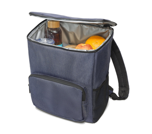 Mochila Cooler com isolamento térmico em Nylon 2Tone com interior forrado em PEVA