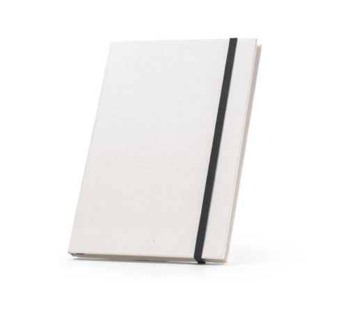 Bloco A5 produzido através de pacotes de leite reciclados 145 x 210 mm
