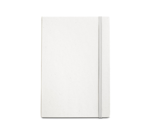 Bloco A5 produzido através de pacotes de leite reciclados 145 x 210 mm