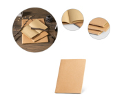  Bloco caderno com capa em cartão (250 g/m²) 40 folhas lisas. 100 x 145 mm