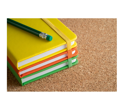 Caderno de Bolso de Capa Dura em Couro Sintético – 160 páginas lisas