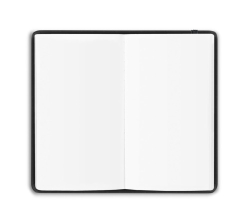 Caderno de Bolso de Capa Dura em Couro Sintético – 160 páginas lisas