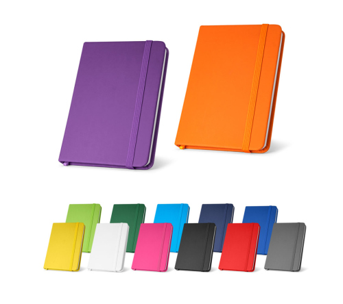 Caderno de Bolso de Capa Dura em Couro Sintético – 160 páginas lisas