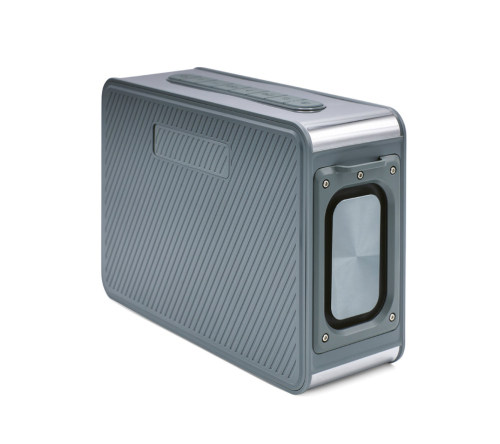 Caixa de som em plástico ABS 100% reciclado com microfone incorporado 15'600 mAh