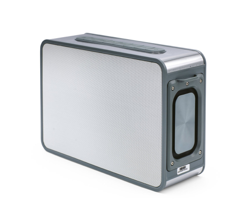 Caixa de som em plástico ABS 100% reciclado com microfone incorporado 15'600 mAh