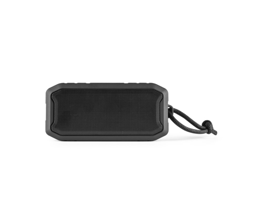 Caixa de som portátil com microfone, em plástico ABS 100% reciclado, à prova de água com IPX7 1200 mAh