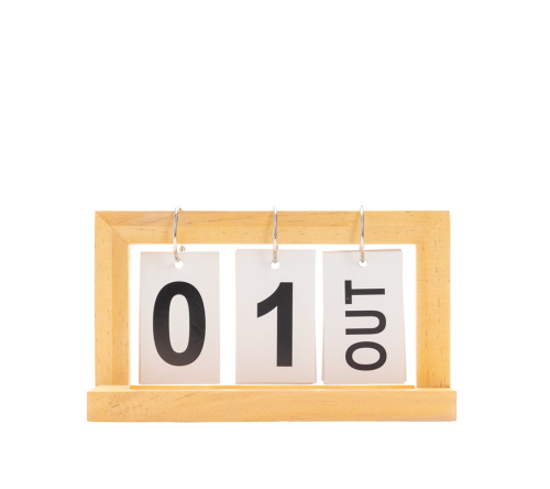 Calendário permanente de Mesa em Madeira