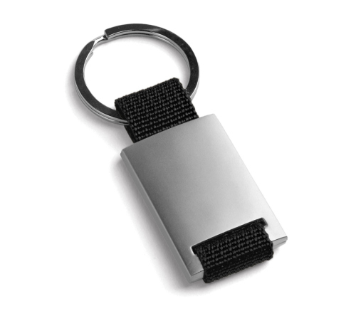 Chaveiro executivo em metal e em webbing