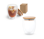 Copo térmico em vidro borossilicato 350 mL   Copo térmico em vidro borossilicato 350 mL