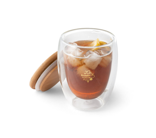 Copo térmico em vidro borossilicato 350 mL