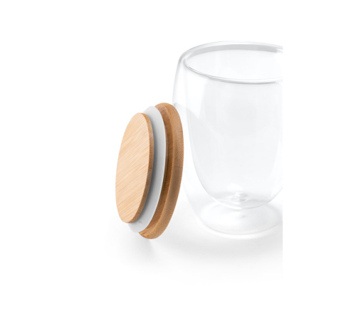 Copo térmico em vidro borossilicato 350 mL