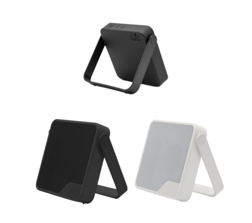 Caixa de som portátil em plástico ABS 100% reciclado (100% rABS) com proteção à prova d'água IPX7