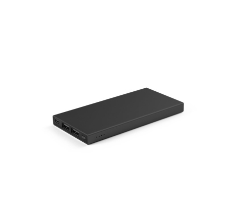 Bateria portátil em alumínio 100% reciclado e bateria em lítio 5'000 mAh