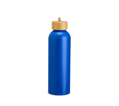Garrafa squeeze em alumínio com tampa de bambu 800ml
