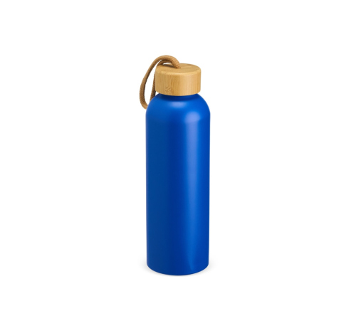 Garrafa squeeze em alumínio com tampa de bambu 800ml