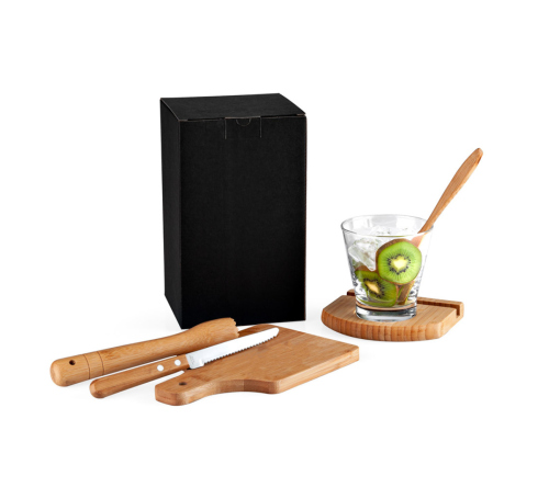 Kit para Caipirinha em Bambu Ibiza - 0,35 L - 6 Pçs