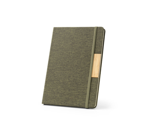 Blco A5 capa em rPET, 80 folhas pautadas 146 x 210 mm