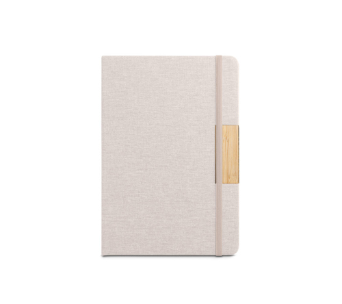 Blco A5 capa em rPET, 80 folhas pautadas 146 x 210 mm