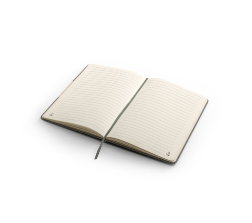 Blco A5 capa em rPET, 80 folhas pautadas 146 x 210 mm