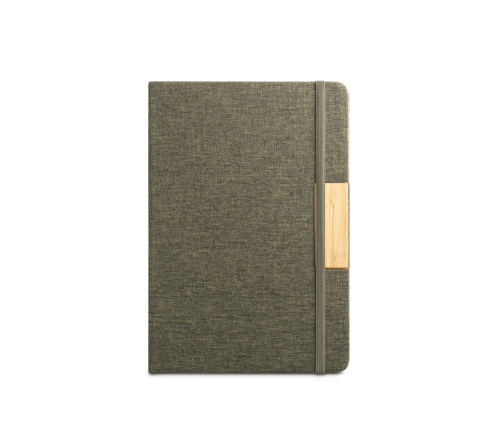 Blco A5 capa em rPET, 80 folhas pautadas 146 x 210 mm