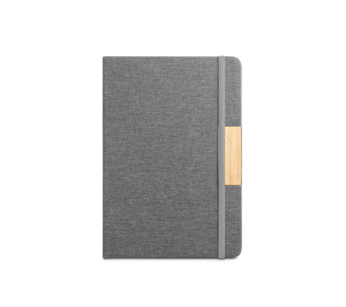 Blco A5 capa em rPET, 80 folhas pautadas 146 x 210 mm