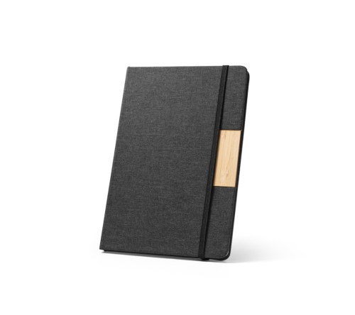 Blco A5 capa em rPET, 80 folhas pautadas 146 x 210 mm