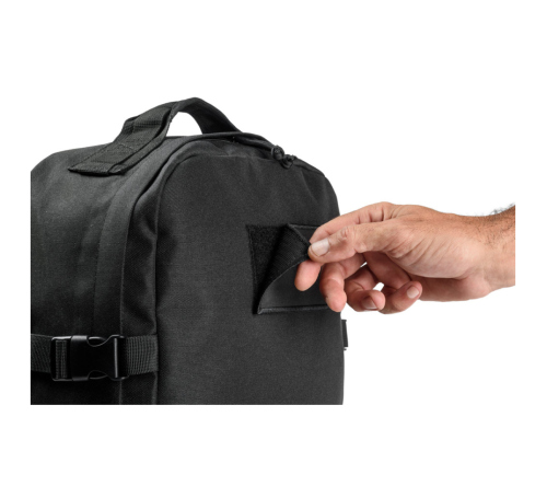 Mochila estilo militar em poliéster reciclado 600D, de alta densidade, com bolso para notebook 17'3
