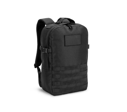 Mochila estilo militar em poliéster reciclado 600D, de alta densidade, com bolso para notebook 17'3