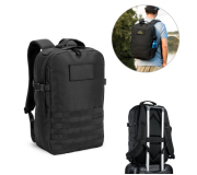   Mochila estilo militar em poliéster reciclado 600D, de alta densidade, com bolso para notebook 17'3