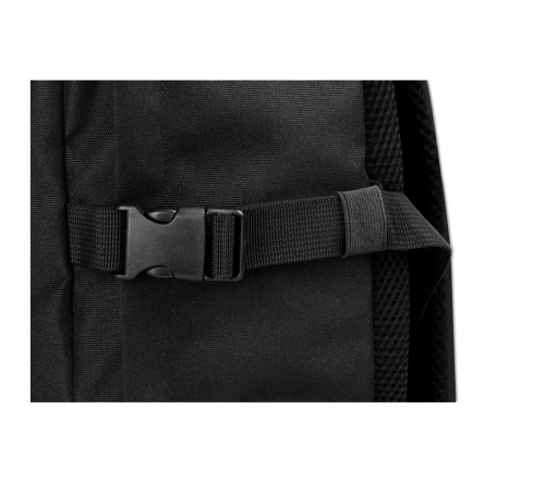 Mochila estilo militar em poliéster reciclado 600D, de alta densidade, com bolso para notebook 17'3