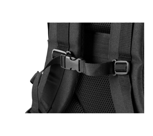 Mochila estilo militar em poliéster reciclado 600D, de alta densidade, com bolso para notebook 17'3