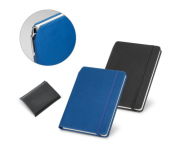   Blco caderno A5 em c.sintético ,96 folhas pautadas. 140 x 210 mm